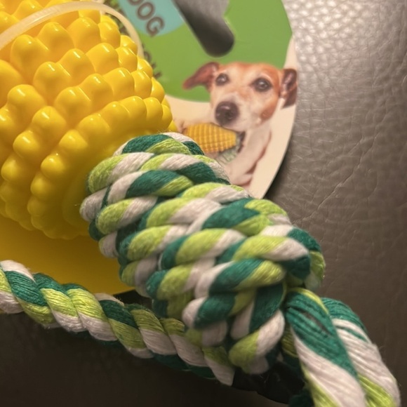 CORN DOG TOOTHBRUSH Dog Chew Toy NWT - Picture 8 of 11